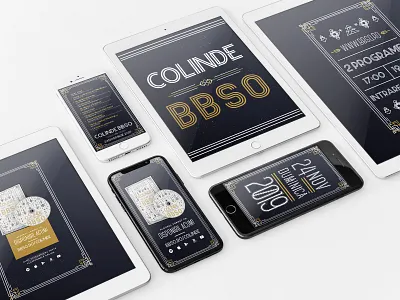 BBSO Christmas Event Social Media Story Ads album bbso black cd christmas clean color cover creative frames label lines media logo modern music retro social social media socialmedia vintage