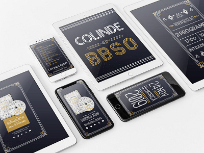 BBSO Christmas Event Social Media Story Ads album bbso black cd christmas clean color cover creative frames label lines media logo modern music retro social social media socialmedia vintage