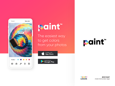 Thirty Logos Challenge 09 — Paint app brand branding logo logotype paint thirty logos challenge thirtylogos