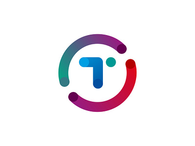 Transforex - T Letter Logo alphabet arrow auto automotive character characters circle colorful design in letter logo logo design round simple straight symbol tech technology template