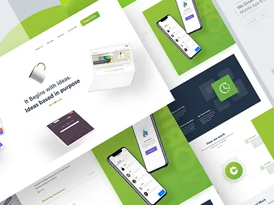 Ad Agency Web Redesign Concepts branding design experience landing typography ui ux ux web design web webdesign