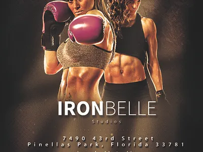 Workout Flyer boxing branding design flyer gold graphic design illustrator photoshop sexy women workout