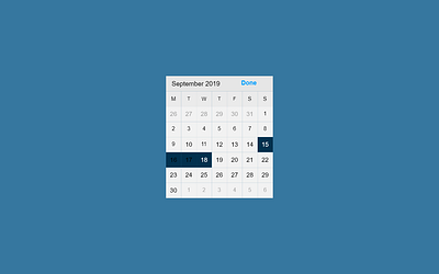 Daily UI #080 Date Picker app daily 100 challenge daily ui dailyui dailyui 080 dailyuichallenge date date picker datepicker dates design ui ux