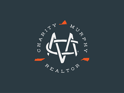 Charity Murphy Submark brand identity custom type handdrawn handlettering industrial logo realtor realty southern