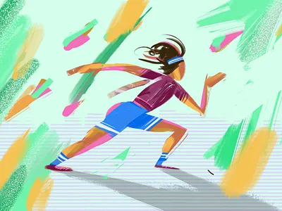 Movement 01 bright colour movement painterly running textures