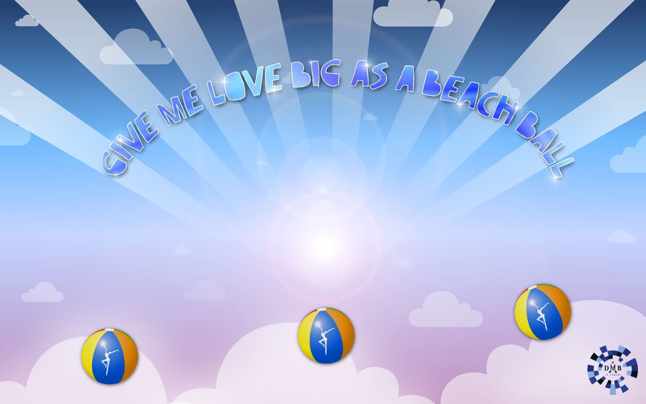 Lyric Art - Beachball branding design illustration logo lyrics music typography