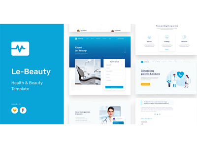 Le Medic art design lesscreate templete ui ux website