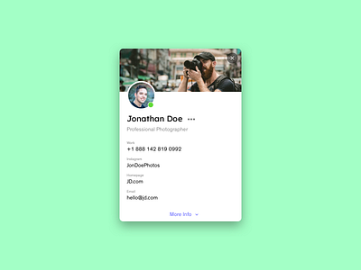 Day 45 - Info Card dailyui dailyui045 dailyuichallenge infocard