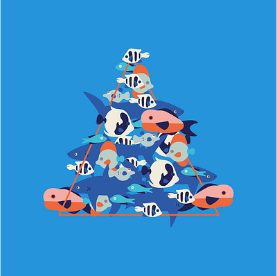 Sylvia Earle -- Illustration branding agency branding design design ecosystem fish fishes