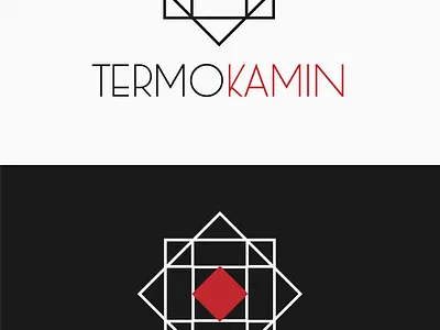TermoKamin Logo Project branding clean design clean logo design digital design digital logo e commerce logo fireplace e shop logo logo logo design logodesign logotype