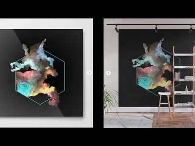 Red of deer - wall art aquarelle art artwork canvas coloring deer design digital expresionis graphic design illustration lifestyle manual mural promotional design red social media banner wall art wallpaper watercolor