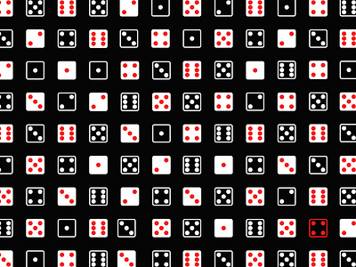 Dados con fondo negro /Dice with black background adobe illustrator argentina background black black white dice illustration red wallpaper