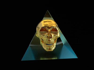 091219 c4d octane skull skulls