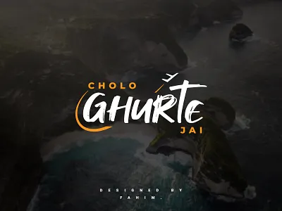 Travel agency logo branding colorful design flat identity illustration minimal plane ride simple travel traveling typeface typography vector