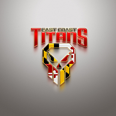 Titans Punisher business company concept corporate design elements graphic logo monogram vector