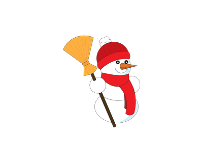 Snowman app branding design icon illustration logo type typography ui vector