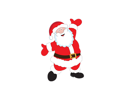 santa claus app branding design icon illustration logo typography ui ux vector web