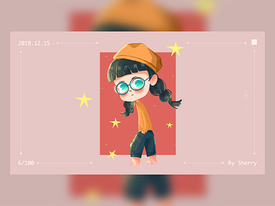 6/100 animation design illustration