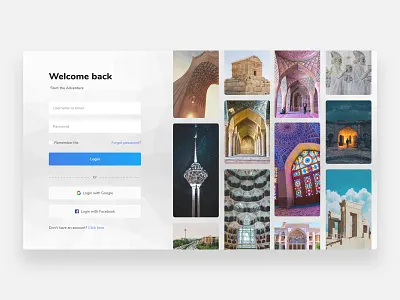 Login - Concept clean clean ui design iran iranian login login design login form login page logodesign minimal minimalism minimalist persian persian ui persian web register sign up webdesign whitespace