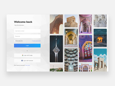 Login - Concept clean clean ui design iran iranian login login design login form login page logodesign minimal minimalism minimalist persian persian ui persian web register sign up webdesign whitespace