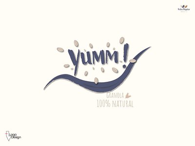 Granola | Day 21. brand brand design brand identity branding daily logo challenge dailylogo dailylogochallenge design dlc granola granola logo healty illustration logo logo design logodesign logos