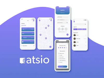 Eatsio App - Concept adobe xd branding clean concept dailyui ux wireframe