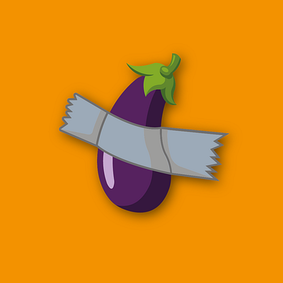 Eggplant Bondag.....nevermind... i'am art !!! art design illustration logo vector