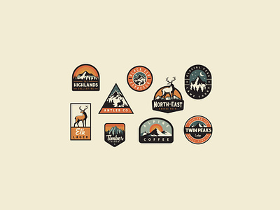 Adventure Badge Logos american design badge badges design design templates download graphics graphic design graphicdesign graphics illustration illustrations logo logodesign logos retro template vector graphics vintage vintage design vintage graphics