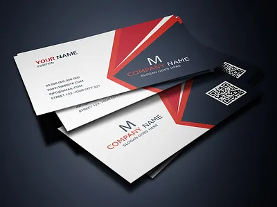 Corporate business card design ui webdesign