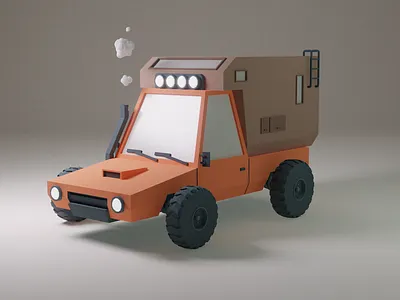 Low-poly truck 3d 3d art animation art asset blender car colors game art low lowpoly poly render rendering simple sketchfab truck vehicle vehicles