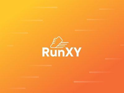 RunXY Logo animation app brand fitness ios logo run shoes sneaker trainer