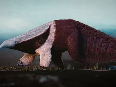 Anteater 3d art blender cartoon character cycles illustration lucas souza