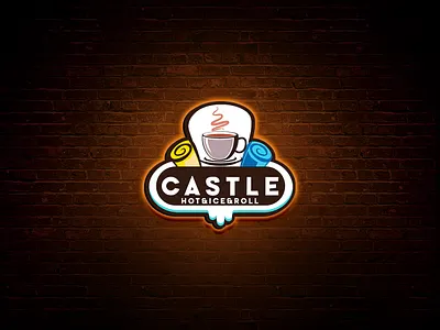 Castle | Logo branding design flat illustration logo vector