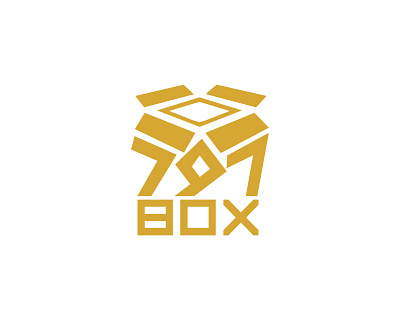 Box 797 logo app illustration logo vector