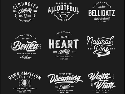 My project logo design 2018 badge branding classic lettering logo logo design retro typeface typography vintage