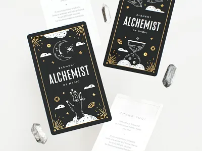 Alchemist cards illustration jewelry logo mystical packaging tarot tarot card tattoo