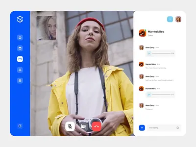 Social Dashboards UI Kit V after effects animation chat app design motion motion design social app ui ui8 ux videochat