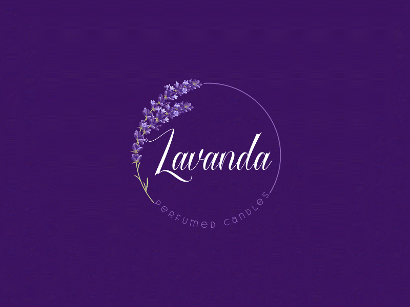 LAVANDA | LOGO animation branding design flat illustration illustrator logo vector