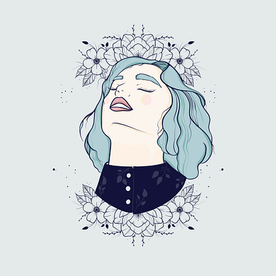 Dreaming art artist artwork collection design illustration illustration artist portfolio women
