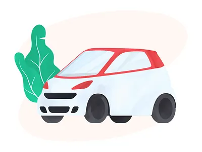 Mini Car anilemmiler car digital art illustration procreate smart