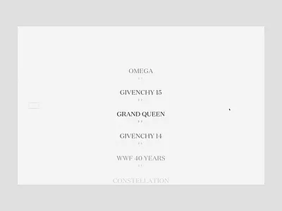 Menu Navigation Alexandre Rochet Portfolio 2016 animation art direction design graphic design interaction interactive design interface interface design layout letters portfolio typeface typography ui ui design ux ux design web web design website layout