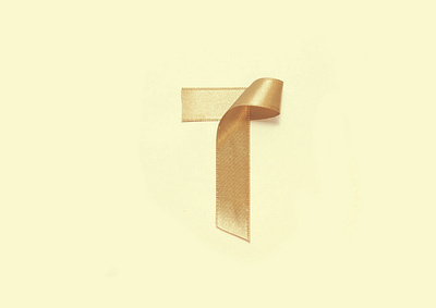 RIBBON TYPEFACE design editorial photography typography