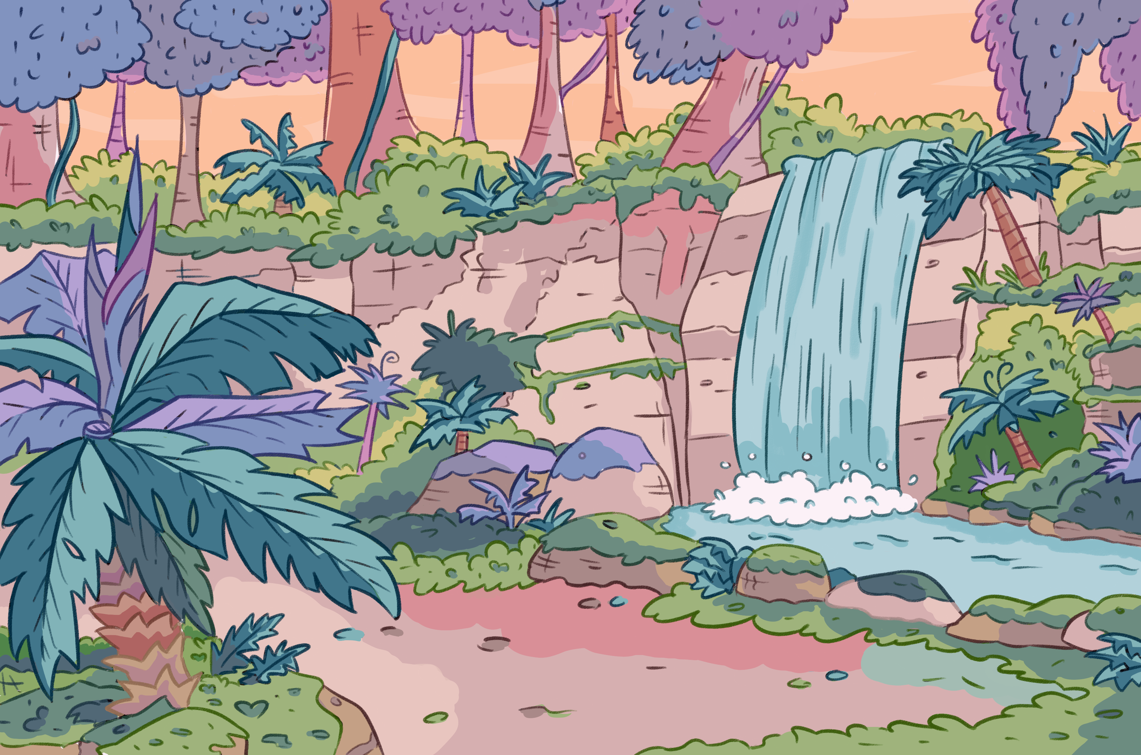 Example of Jungle Sunset