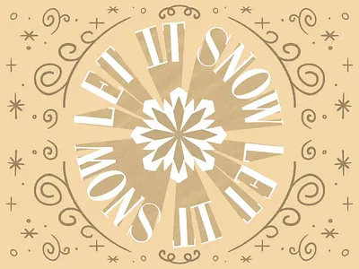 Day 29: 100 Days of Hand Lettering 100dayproject 100daysofhandlettering brown design hand lettering illustration ipad lettering procreate snow type typography