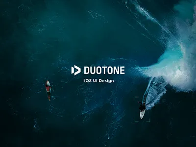 DUOTONE (The Surfers Store) - App Design app blue branding cart dailyui design ios mobile app sea shopping sport surf surfer surfing ui ux wave