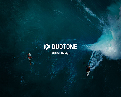 DUOTONE (The Surfers Store) - App Design app blue branding cart dailyui design ios mobile app sea shopping sport surf surfer surfing ui ux wave