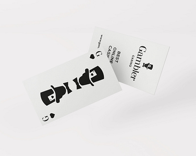 Gambler Casino business card business card casino logo