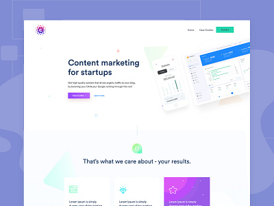 SEO Marketing Agency Landing Page branding creative design dribbble landingpage marketing seo seo company seo services strona www ui ux webdesign