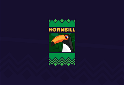 HORNBILL branding characterdesign concept art design illustration logo sticker vector