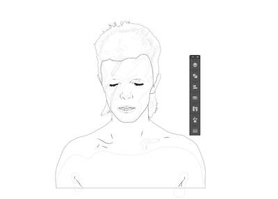 David Bowie Aladdin Sane | Rebound adobe illustrator adobe photoshop aladdinsane david bowie illustration illustrator photoshop rebound